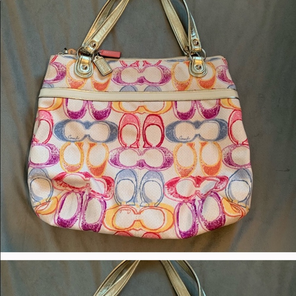Coach Cream Purse Style A1294-19023 EUC